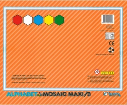 Konstruktoru komplekts Alphabet Mosaic Maxi – alfabēts un vārdu veidošana