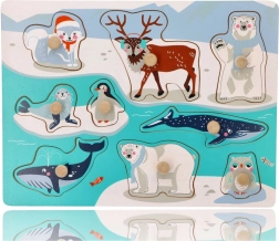 Koka puzle ar rokturiem – arktiskie dzīvnieki
