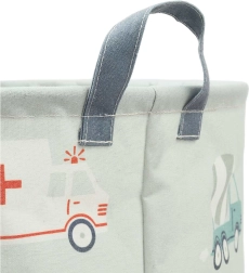 A Little Lovely Company rotaļlietu uzglabāšanas grozs – Transportlīdzekļi