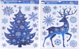 Ziemassvētku logu dekorācija 41 × 29 cm