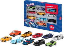 SIKU gift set of 10 sports cars