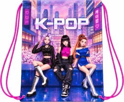 Rozā maisiņš maiņas apaviem K-Pop Demon Hunters