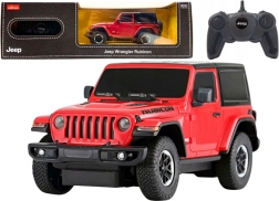 Tālvadības auto Jeep Wrangler Rubicon sarkanā krāsā