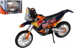 Metāla motocikla modelis BBURAGO RED BULL KTM Rally Dakar 2019, 1:18