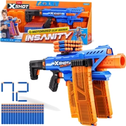 ZURU X-SHOT INSANITY automātiska putu bultu pistole, 72 bultas