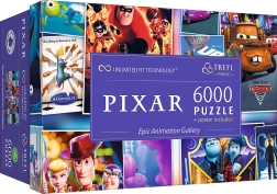 TREFL puzles Episkā Disney Pixar galerija, 6000 gab.