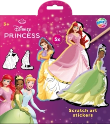 Nokasāmās uzlīmes Disney Princeses 5 gab.