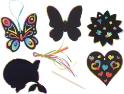 Goki skrāpējamo varavīksnes attēlu piekariņi – dažādi motīvi