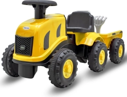 Baby balance bike tractor with trailer and tools Baby Mix Benny yellow