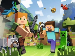 Minecraft puzle 100 gabaliņu