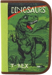 School pencil case with 2 flaps CONCORDE – Bear, Dino, Monster