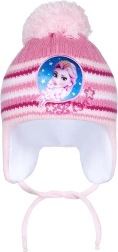 Ziemas bērnu cepure New Baby Lisa gaiši rozā 3–4 gadi