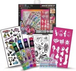 Monster High tetovēšanas komplekts ar mirdzošiem gēliem un uzlīmēm