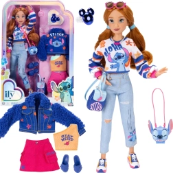 Disney ILY 4Ever modes lelle, iedvesmota no STITCH, ar aksesuāriem 30 cm