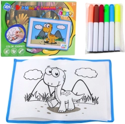 Burvju DIY gleznošanas tāfele ar mazgājamiem flomāsteriem