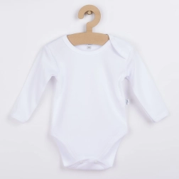Baby bodysuit with long sleeves Bobas Fashion white