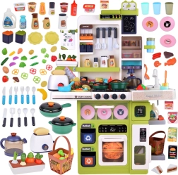 Interactive Children's Kitchen with Lights, Sounds, Steam and Running Water