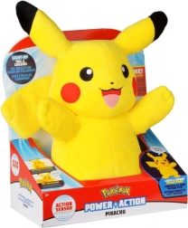 Interaktīva POKÉMON Pikachu mīkstā rotaļlieta Power Action ar gaismu un skaņām