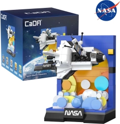 CaDA NASA būvkomplekts – izstāžu kosmiskais orbitālais kuģis SPACE SHUTTLE DISCOVERY, 250 detaļas