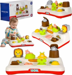 Interaktīva pop-up dzīvnieku spēle ar gaismām un skaņām 18m+