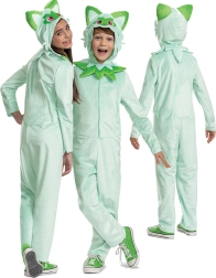 Bērnu kostīms POKEMON Sprigatito kigurumi 127–136 cm (7–8 gadi)