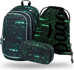 Komplekts Baagl Core Numbers: Mugursoma, Penālis un Maisiņš