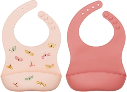 A Little Lovely Company silikona bērnu priekšautiņu komplekts – Tauriņi