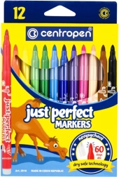 Flomāsteri Centropen Just Perfect komplekts, 12 krāsas