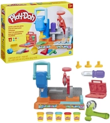 Play-Doh krāsainā darbnīca – radošs komplekts ar instrumentiem un zāģi