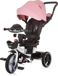 Trīsritenis ar jumtiņu Chipolino Be Active 2v1 Pink Linen