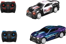 RC kaujas automobiļi ar tālvadību 25 cm ar LED un 2.4 GHz