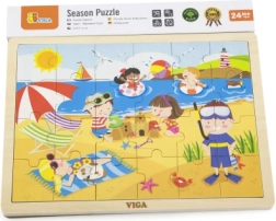 VIGA koka puzle “Vasara” – 24 gabaliņi