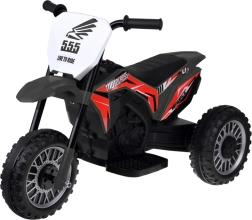 Bērnu elektriskā trīsriteņu motocikla tipa trīsriteņi ar mūziku – melna