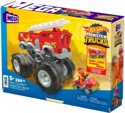 MEGA Hot Wheels Monster Trucks 5-Alarm konstruktors ar ATV kvadraciklu