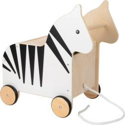 Pārvietojama uzglabāšanas kaste rotaļlietām Zebra Wildlife small foot
