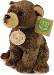 Plush Brown Teddy Bear 15 cm ECO FRIENDLY RAPPA