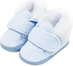 Ziemas zābaciņi zīdaiņiem New Baby, zili, 0–3 mēneši