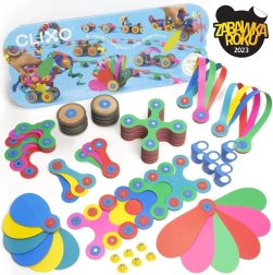 Clixo Wheel Creator magnētiskā konstruktoru komplekts 72 gab.
