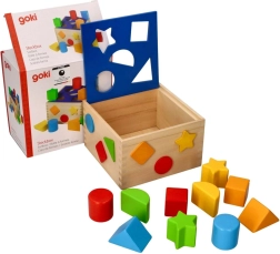Goki wooden shape sorter