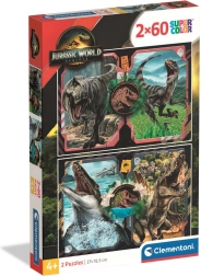 CLEMENTONI puzle Jurassic World 2×60 detaļas