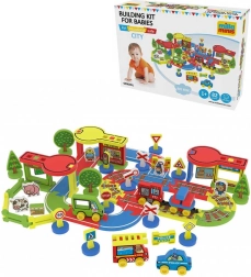 Millaminis Big City baby soft foam building set (82 pieces)