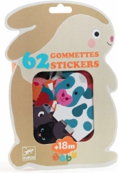 Djeco manas pirmās uzlīmes – saimniecības dzīvnieki