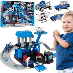 Woopie police garage and parking lot, precinct, 43 pieces