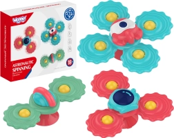 Woopie mazuļu spinneris ar piesūcekni – 3 košļājamo riņķu komplekts