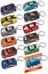 Atslēgu piekariņš Hot Wheels GT K‑Cars 3D PVC + metāls