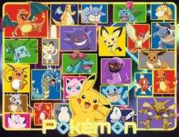 Mīkla 2000 gabalu Pokémon