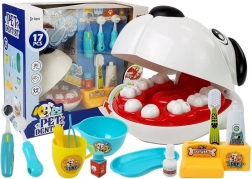 Bērnu veterinārais zobārstniecības komplekts ar sunīti un zobu instrumentiem