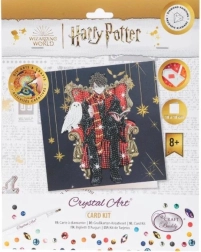 Crystal Art pastkarte Harijs Poters un Hedviga 18 × 18 cm