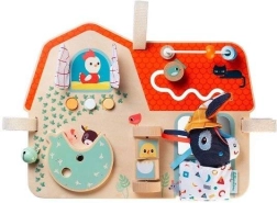 Lilliputiens - koka aktivitāšu tāfele Ferma bērniem no 9 mēnešiem