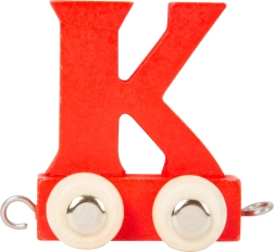 Small Foot koka vilcieniņš – krāsainā alfabēta burts K